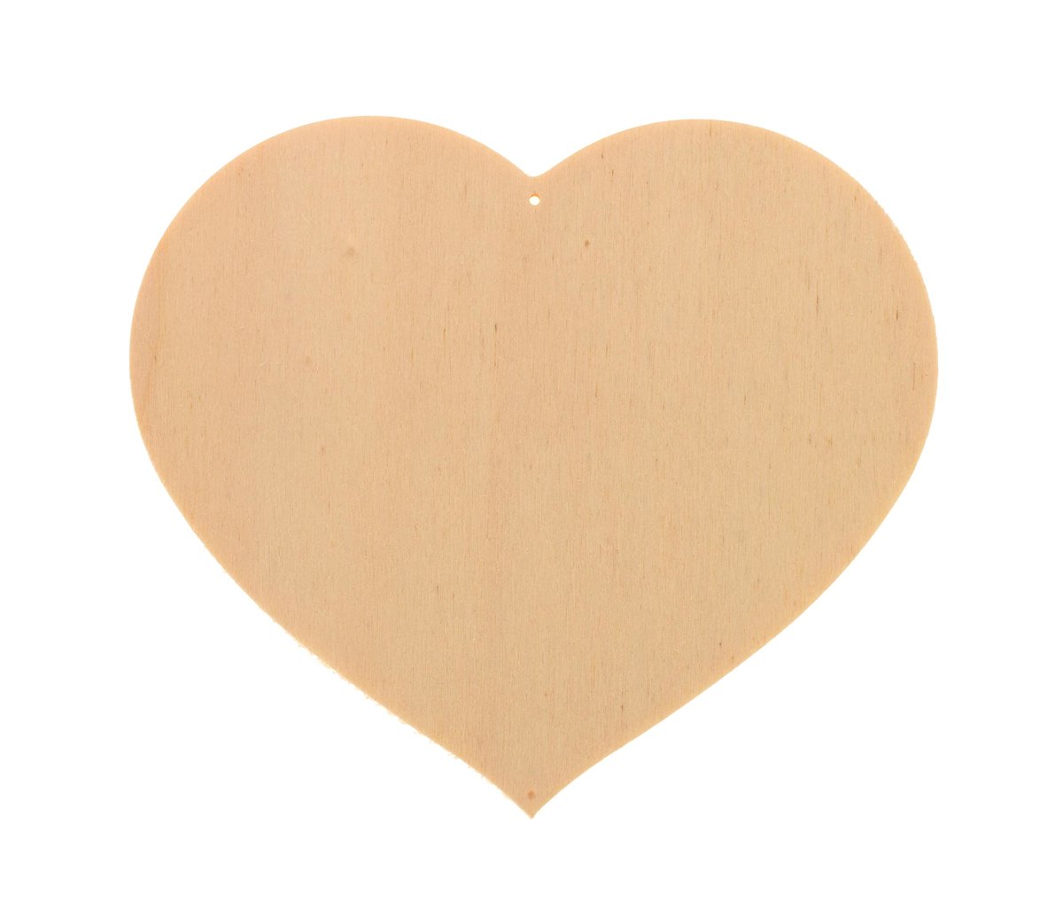 Hart, met gat 12x10cm 3 Stk